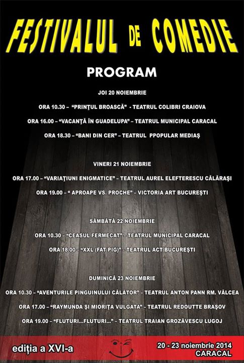Festival de Comedie la Teatrul Municipal Caracal‎