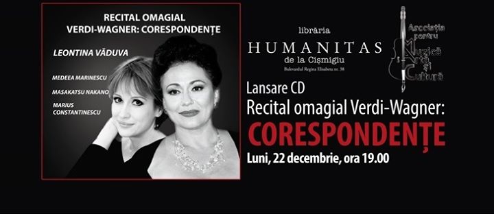 Lansare CD recital omagial Verdi-Wagner