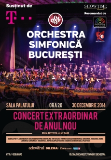 Concert Extraordinar de Anul Nou susținut de Orchestra Simfonică București