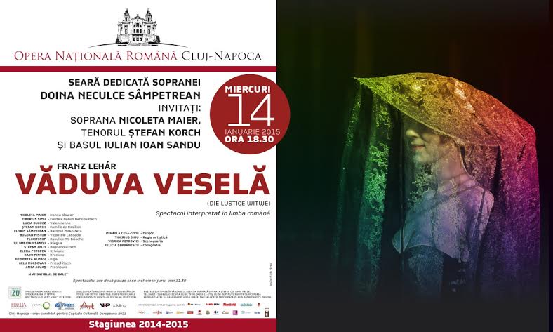 Strălucitoarea "Văduva veselă" revine la Cluj-Napoca