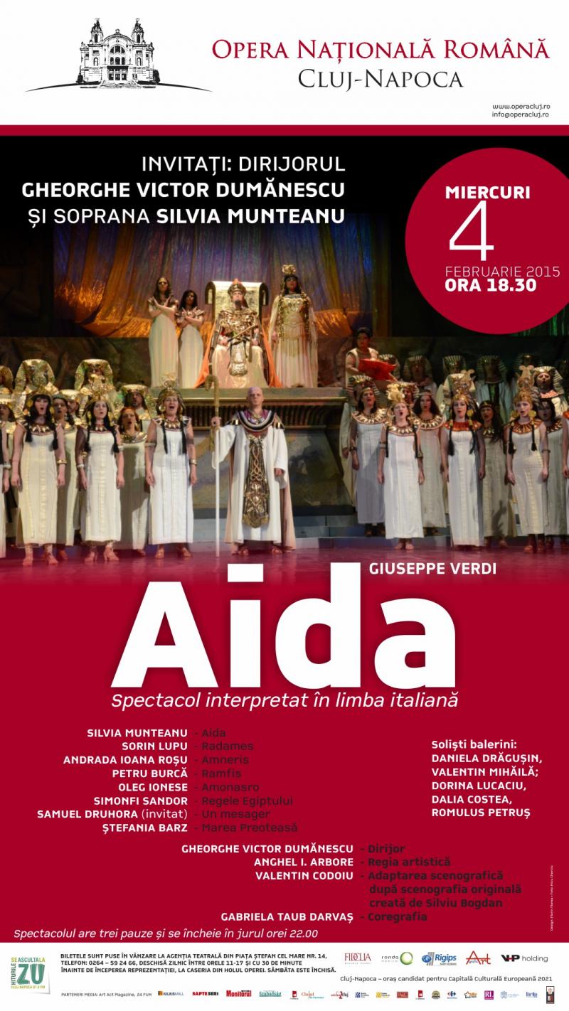 AIDA, superproducția verdiană revine în aplauzele exaltate ale publicului