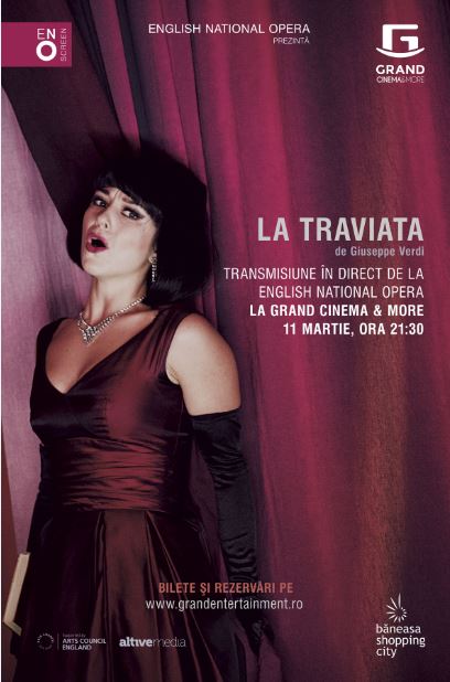 "Traviata" in engleza, in direct la Grand Cinema Digiplex Baneasa