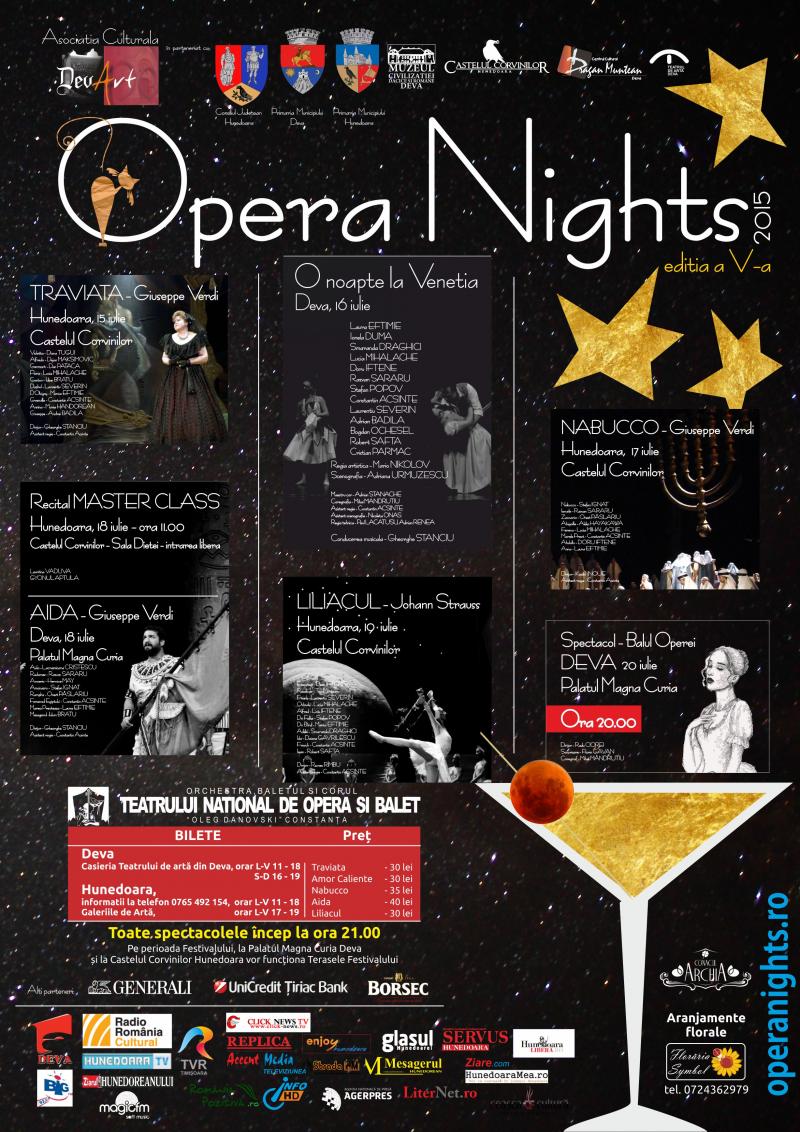 Bilete pentru Festivalul Opera Nights 2015