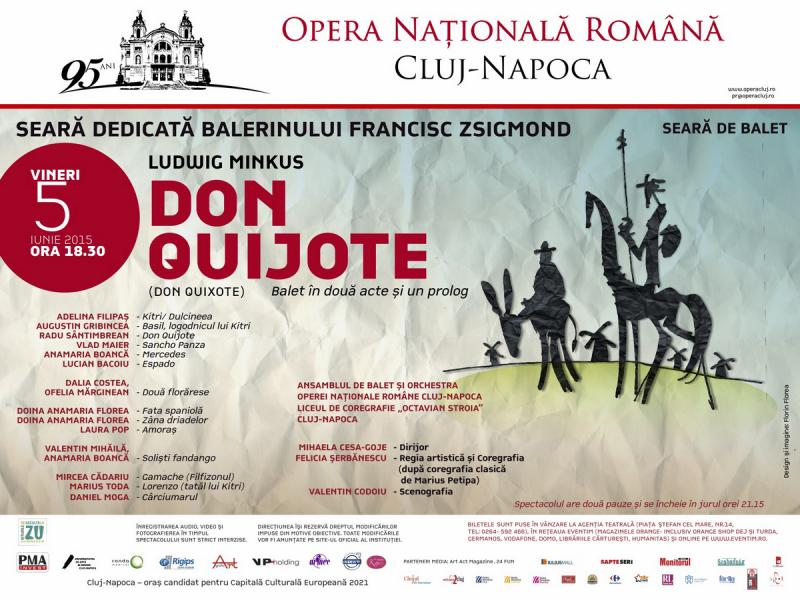 "DON QUIJOTE" revine! Un spectacol de balet fascinant și viu colorat , vineri, 5 iunie‏