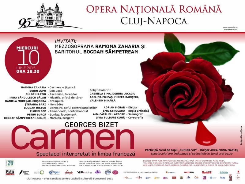 CARMEN, celebra operă revine într-un spectacol seducător și exuberant