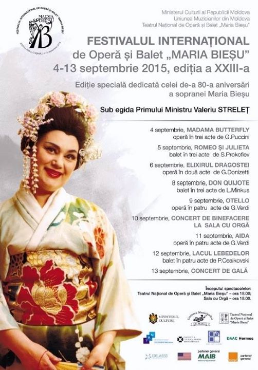 Festivalul Internațional de Operă si Balet "Maria Bieșu"