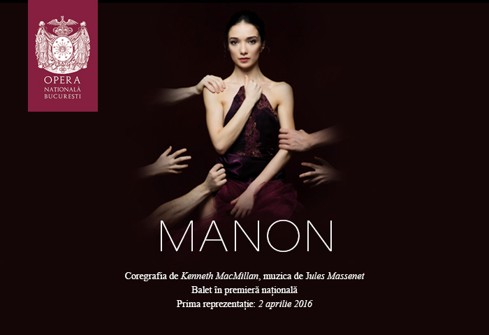 Premiera națională a baletului "Manon" și evenimentele lunii aprilie‏