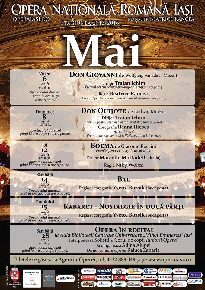 Program mai 2016