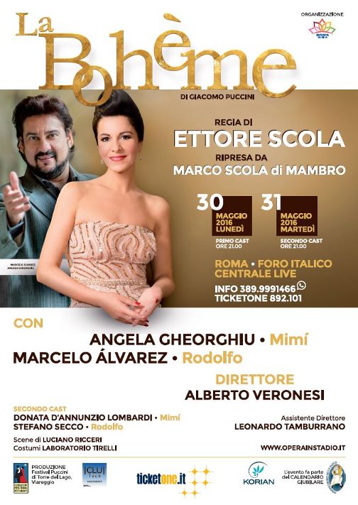 Angela Gheorghiu in "La Boheme" la Foro Italico din Roma
