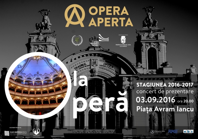 Opera Română din Cluj  își redezvăluie cortina în aer liber