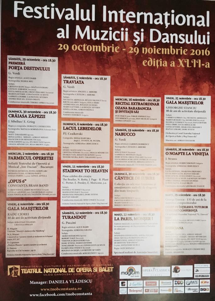 Festivalul Internațional al Muzicii și Dansului, ediția a 42-a
