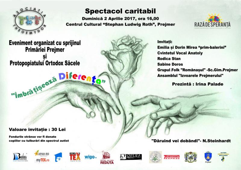 Spectacol caritabil, de Ziua Internațională a Conștientizării Autismului