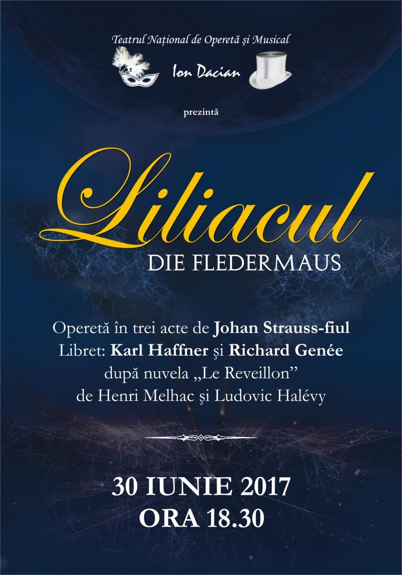"Liliacul" inchide stagiunea Operetei