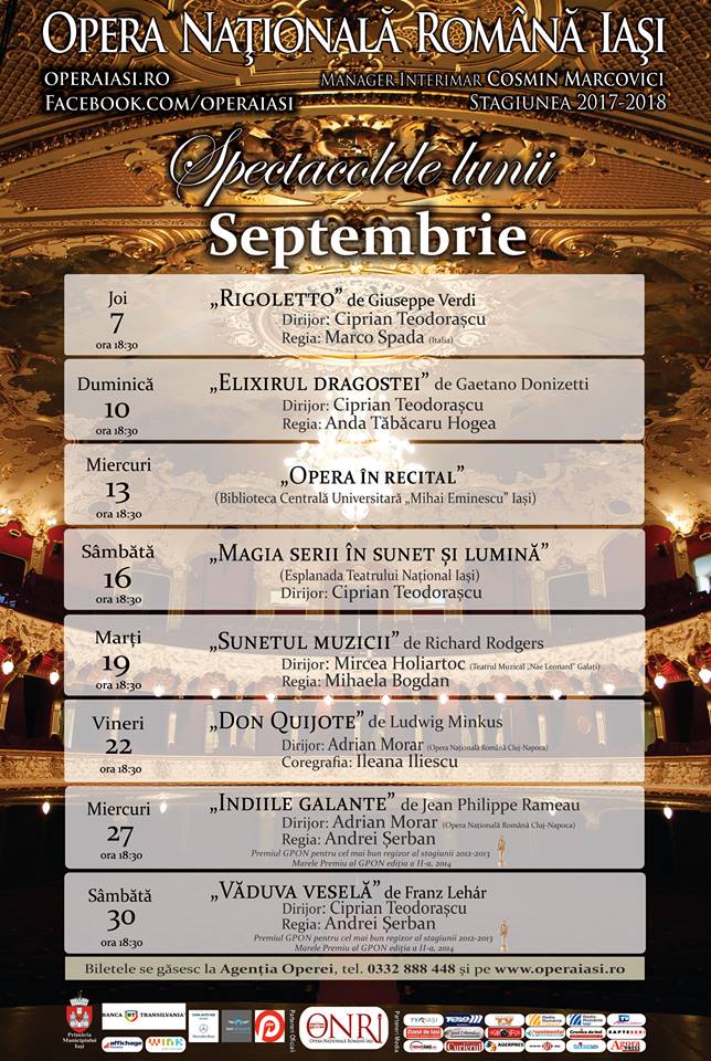 Program septembrie