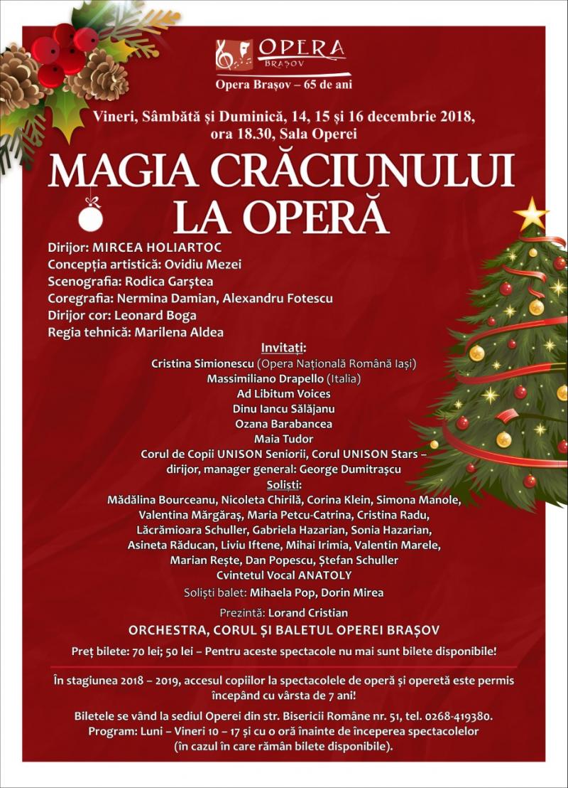 Magia Crăciunului la Operă