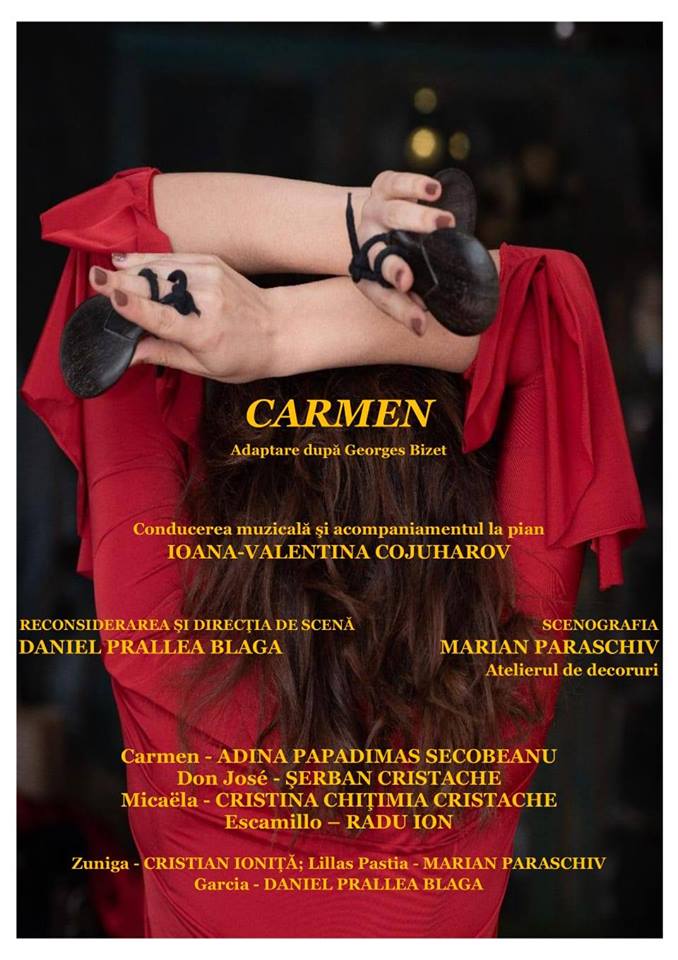 "Carmen" la Focșani pe 29 mai