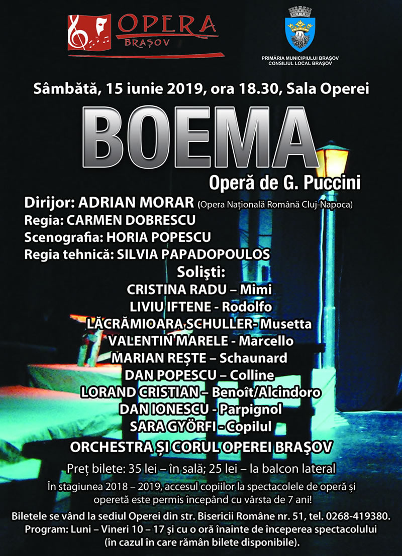 "Boema", o poveste despre iubire și prietenie în Parigi