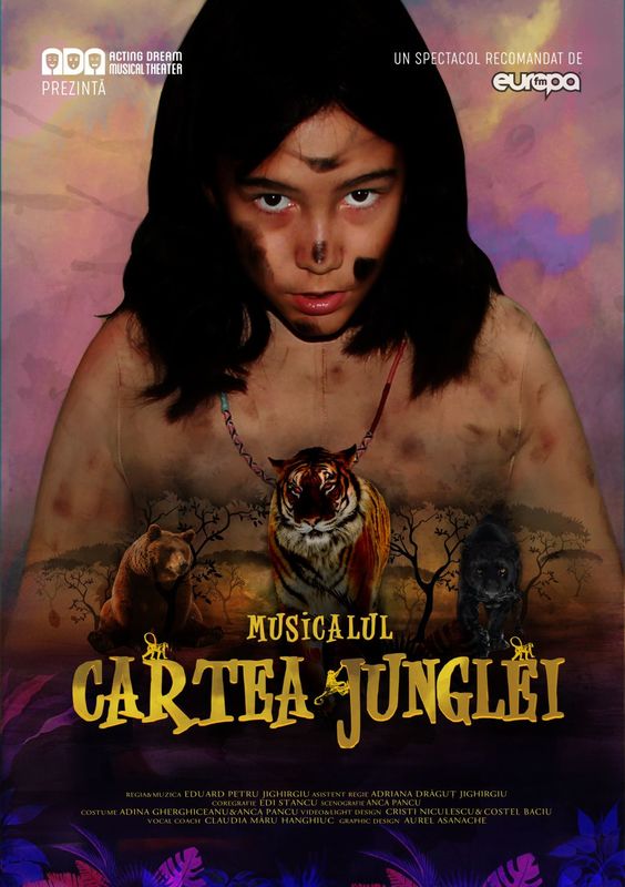 Musicalul Cartea Junglei, la Sala Rapsodia