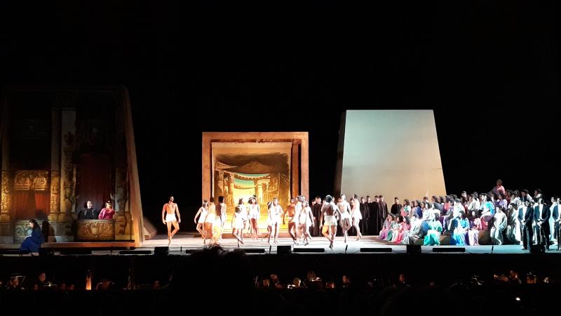 Aida la "Aida" la Roma Terme di Caracalla
