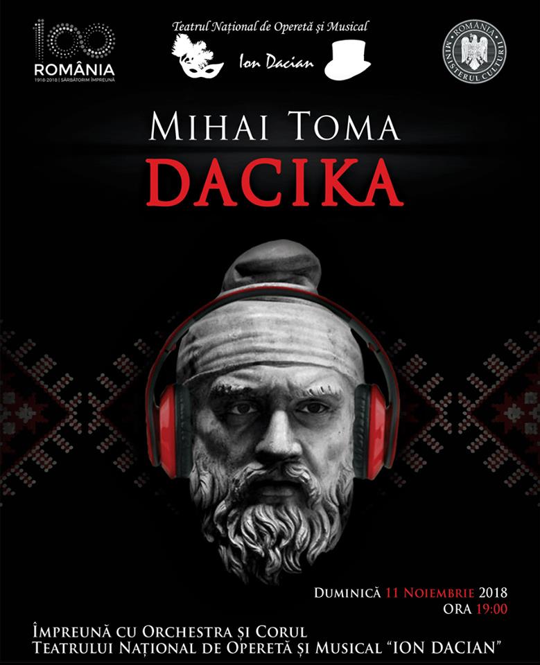 Opereta "Dacika", pe 30 mai, de la ora 20