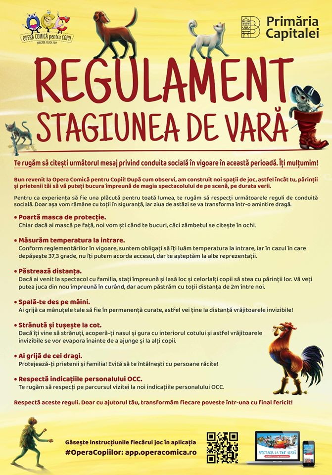 Regulament stagiunea de vară