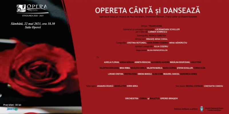 „Opereta cântă și dansează”, un spectacol-colaj atractiv