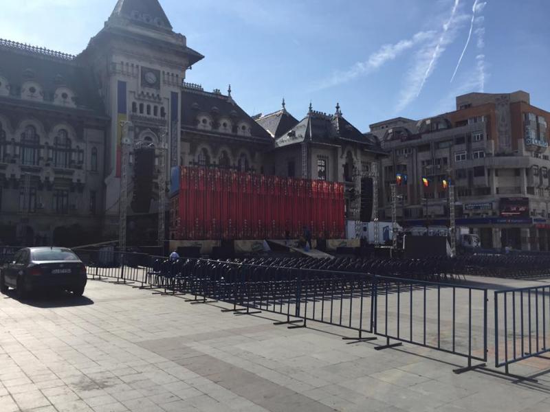 Carmen Rock la Craiova în Piața Mihai Viteazu