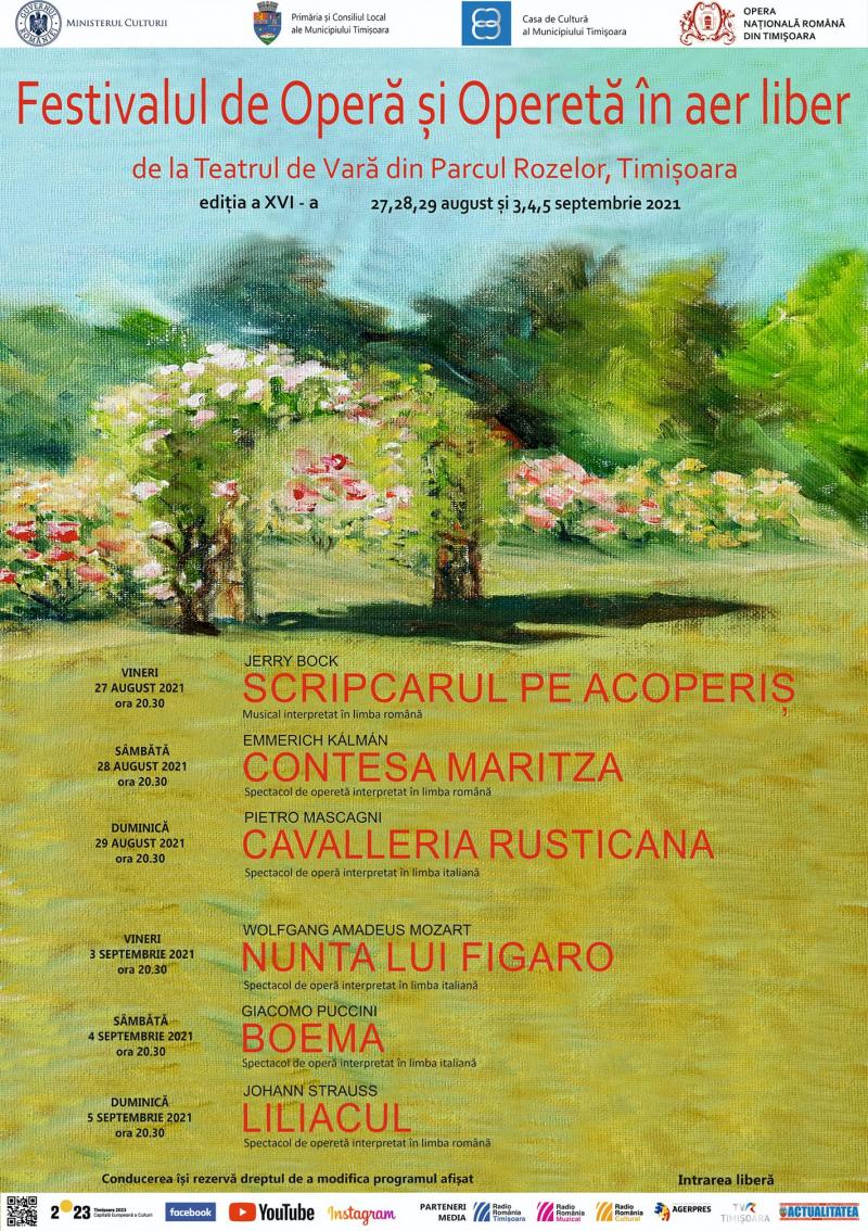 Festivalul de opera si opereta in aer liber, editia a XVI-a