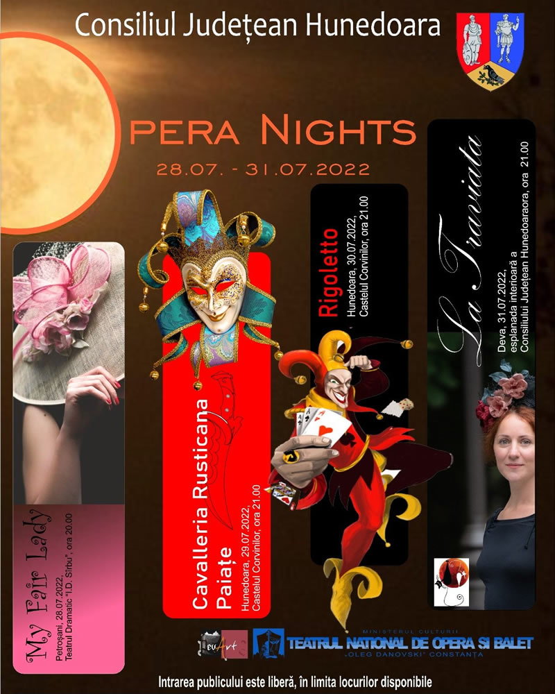Nopți magice sub clar de lună – Opera Nights!