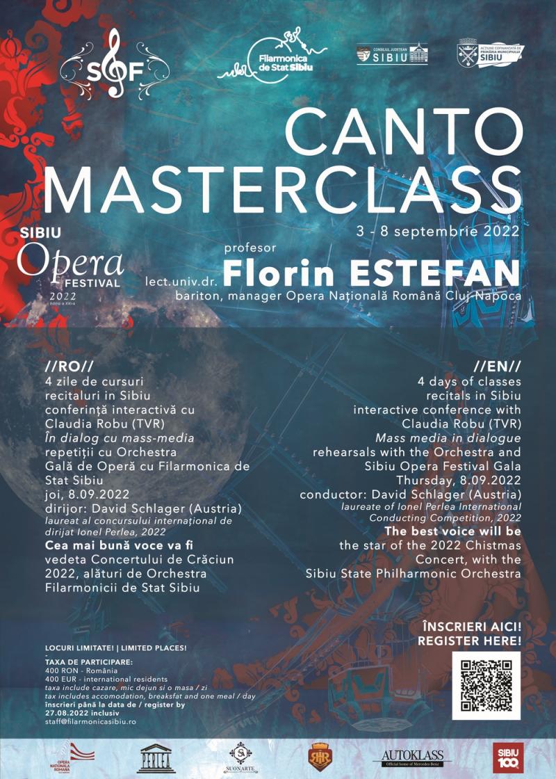 Masterclass de Canto la Sibiu
