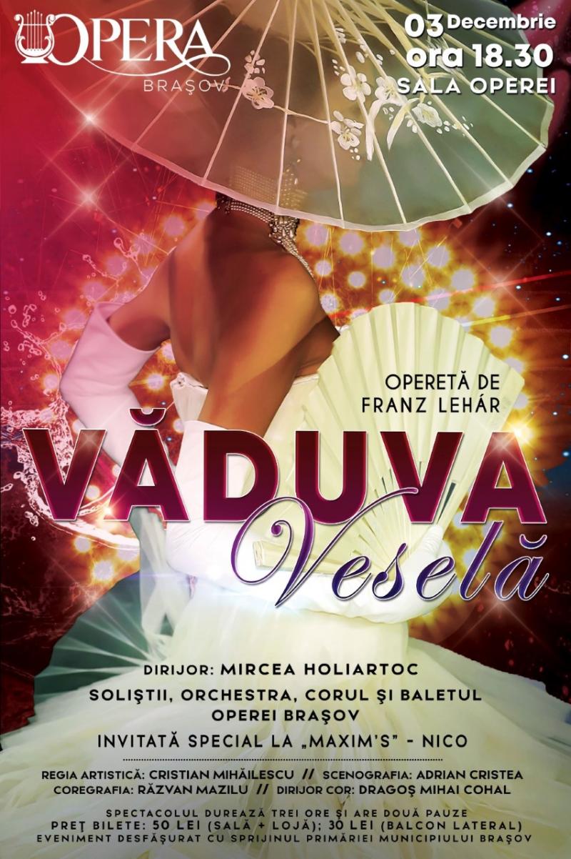 "Văduva veselă" la Opera Brașov