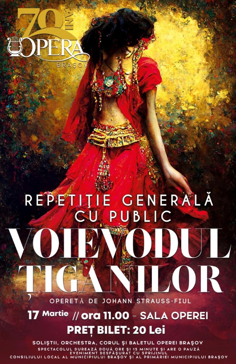 Repetiții generale deschise și pentru „Voievodul țiganilor”
