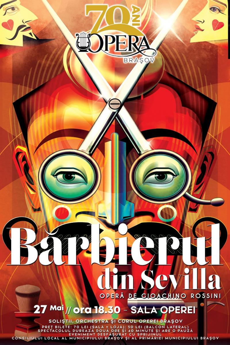 „Bărbierul din Sevilla”, din nou, pe scena Operei Brașov