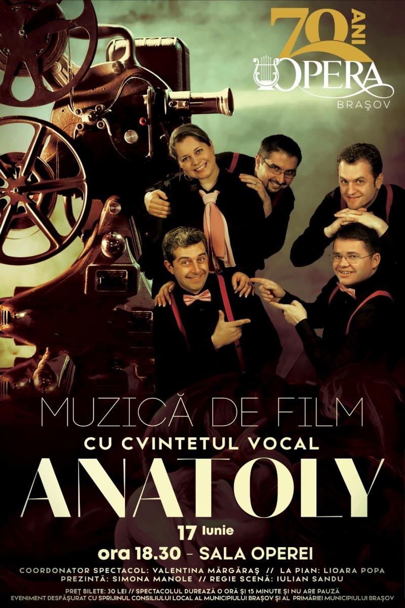Muzică de film, în această săptămână, cu artiștii Operei Brașov!