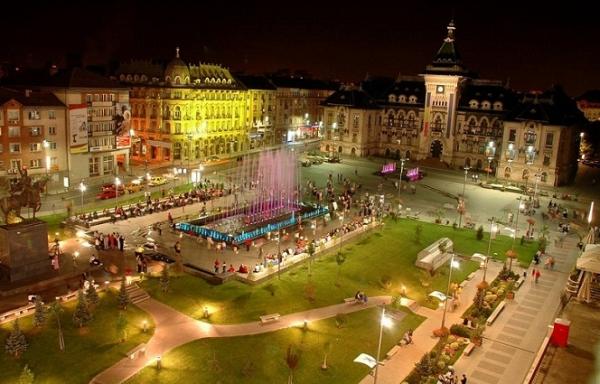Vals în Piața Mihai Viteazu din Craiova