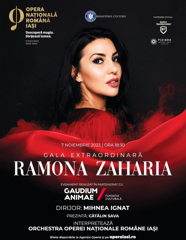 Gală extraordinară Ramona Zaharia la Opera Iași