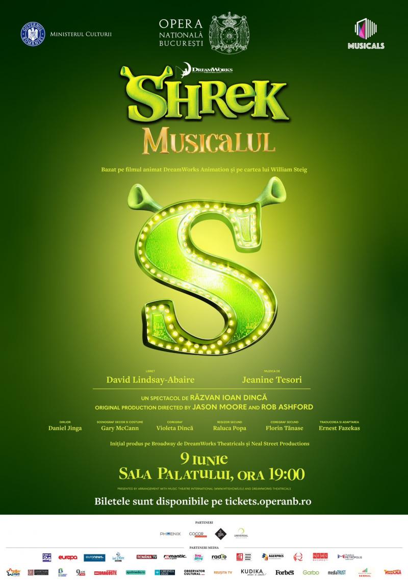 Opera Națională București și Musicals prezintă "Shrek, Musicalul"