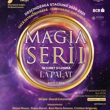 Spectacolul „Magia serii în sunet și lumină” va deschide stagiunea 2024-2025.