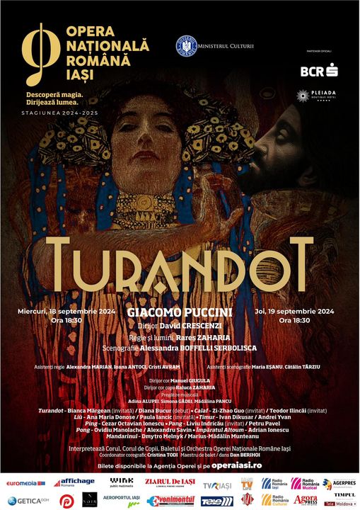 "Turandot", o celebră creație a lui Puccini la Opera Iași