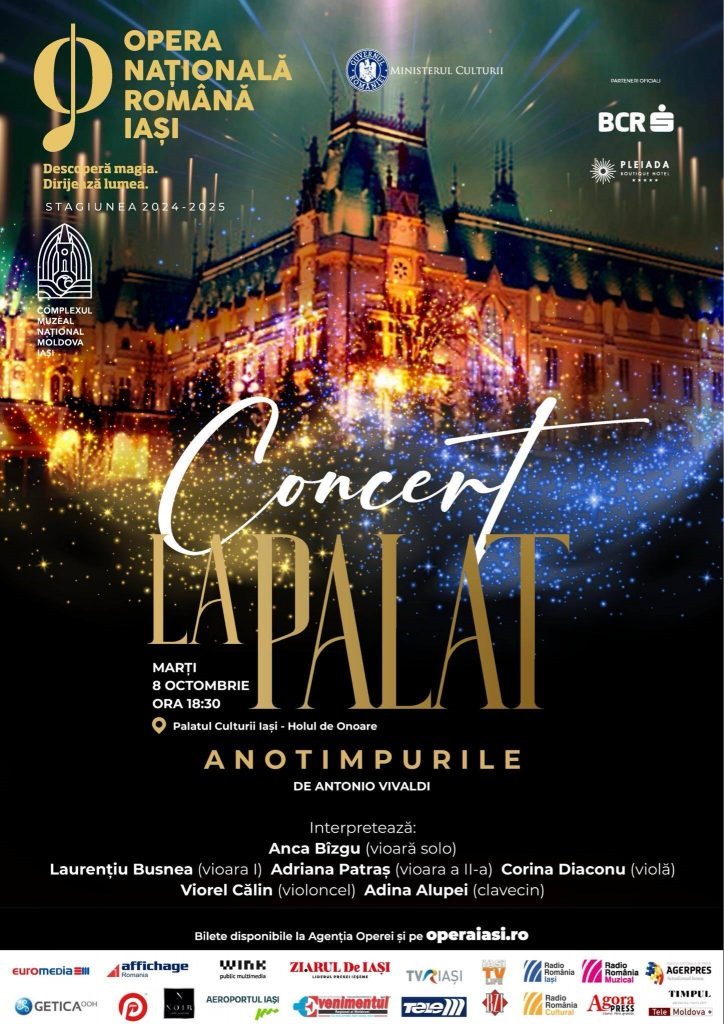 „Anotimpurile”, de Vivaldi, la Palatul Culturii