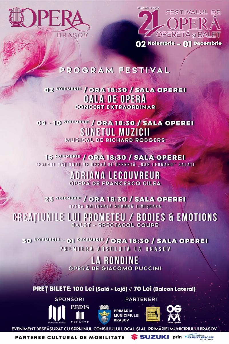 Festivalul de operă, operetă și balet 2024, Ediția a XXI-a