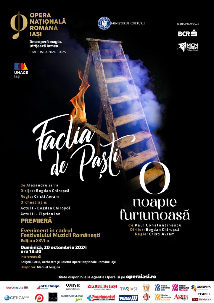 A doua premieră a anului la Opera Iași are loc duminică