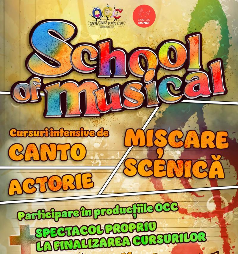 Noi înscrieri la audiții pentru School of Musical – grupa de vârstă 9-10 ani