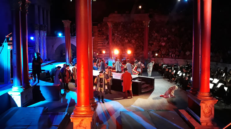 Tetița și igoieto la Teatrul Antic din Plovdiv
