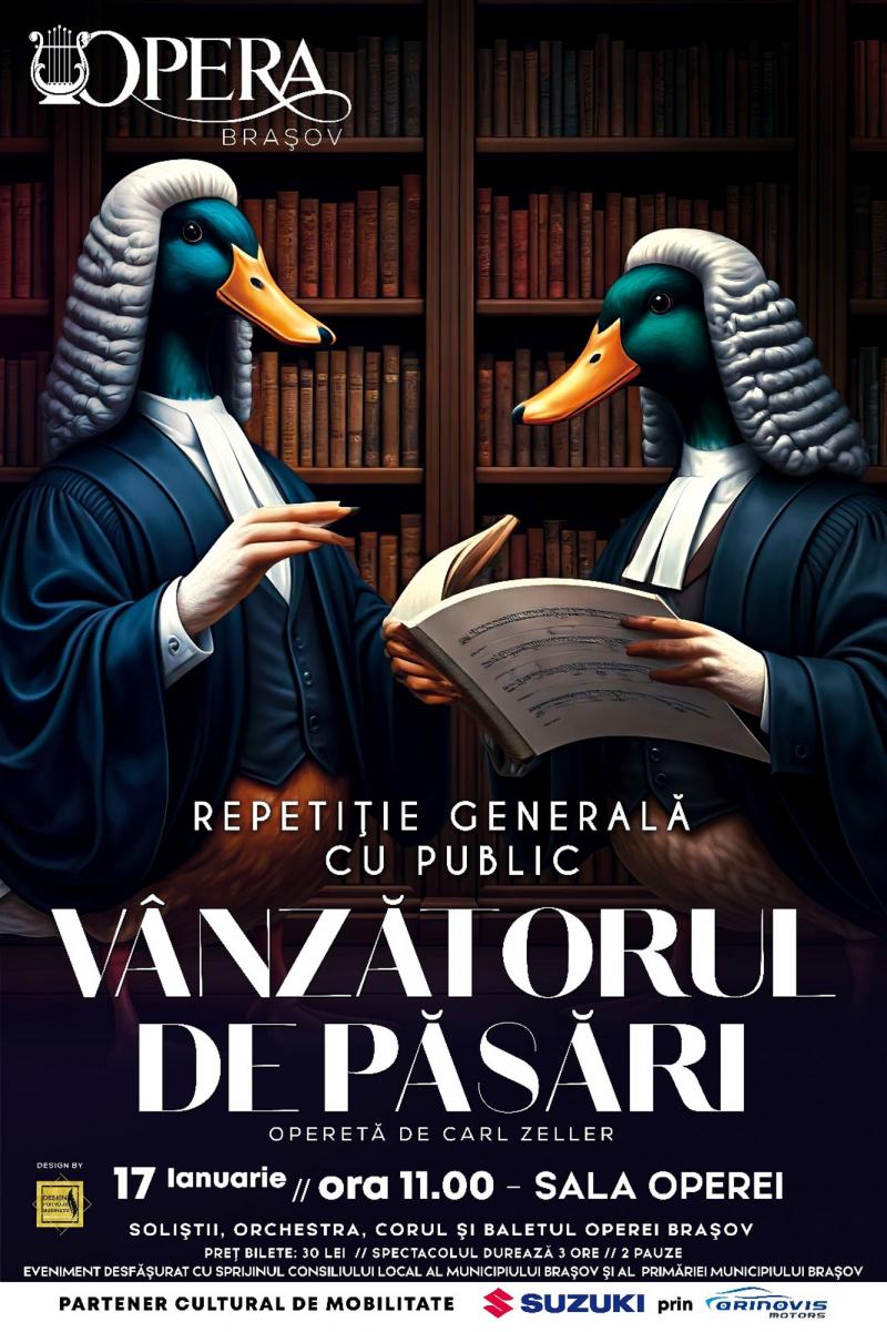 „Vânzătorul de păsări” la Brașov