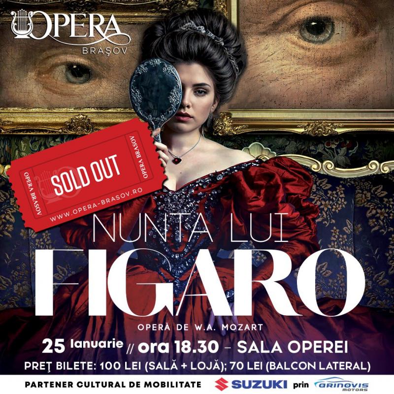 Nuntă fără dar la Brașov ... „Nunta lui Figaro” de W.A. Mozart