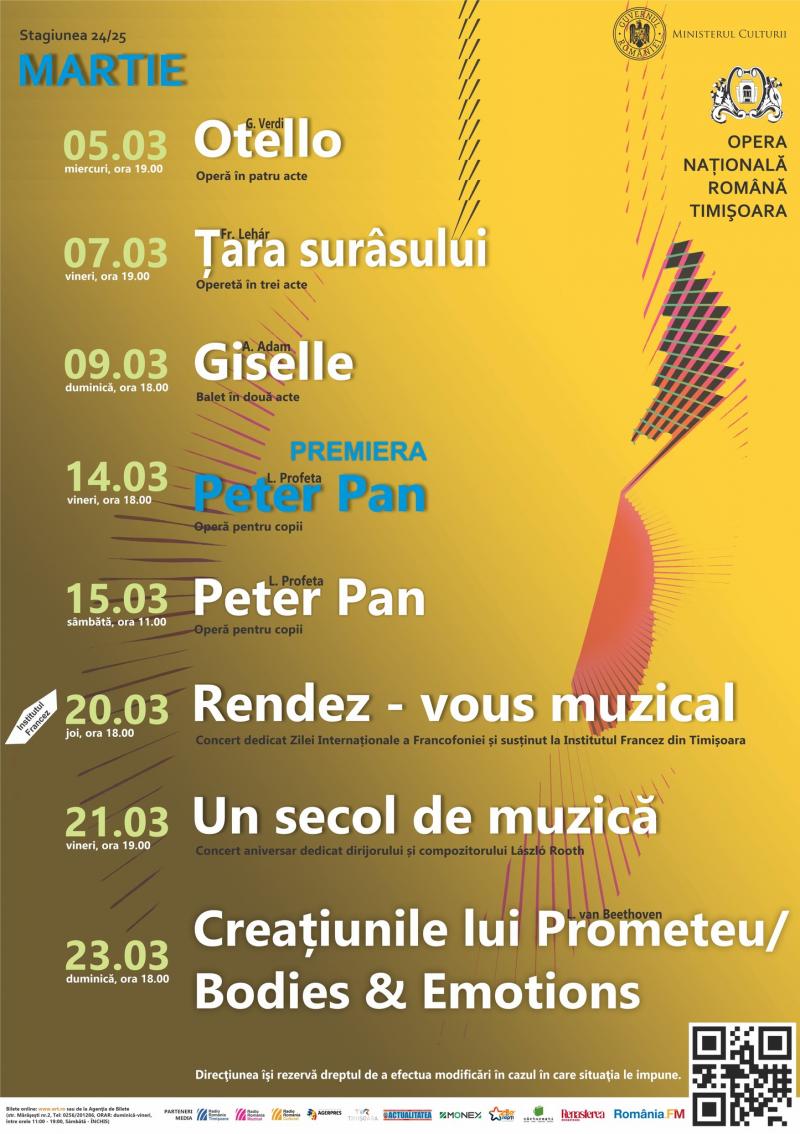 Program martie 2025