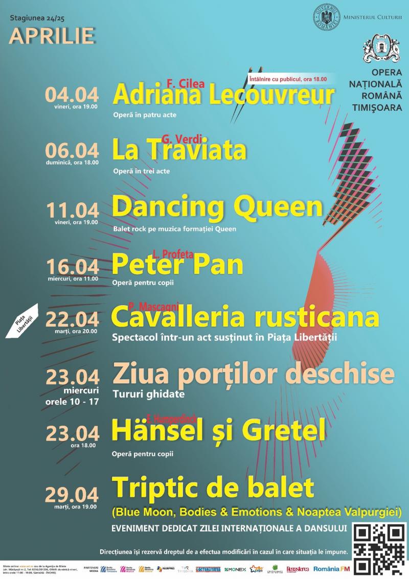 Program aprilie 2025