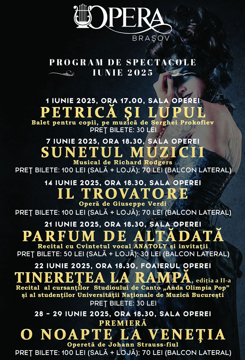 Program iunie 2025