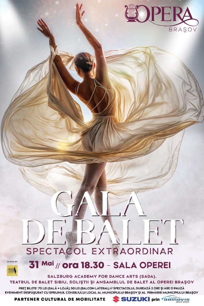 „Gala de balet”, un spectacol extraordinar pe scena Operei Brașov
